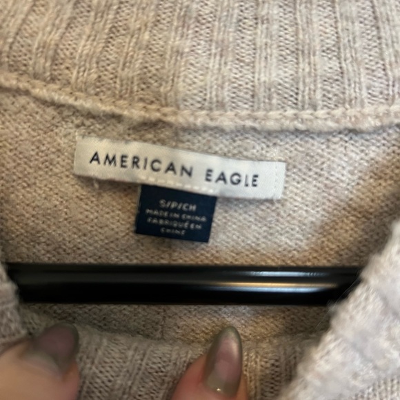 American Eagle Outfitters Tan Sweater with Leopard Heart - Picture 3 of 3